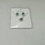 Emerald Zircon Flower Pendant Set - Zambeel