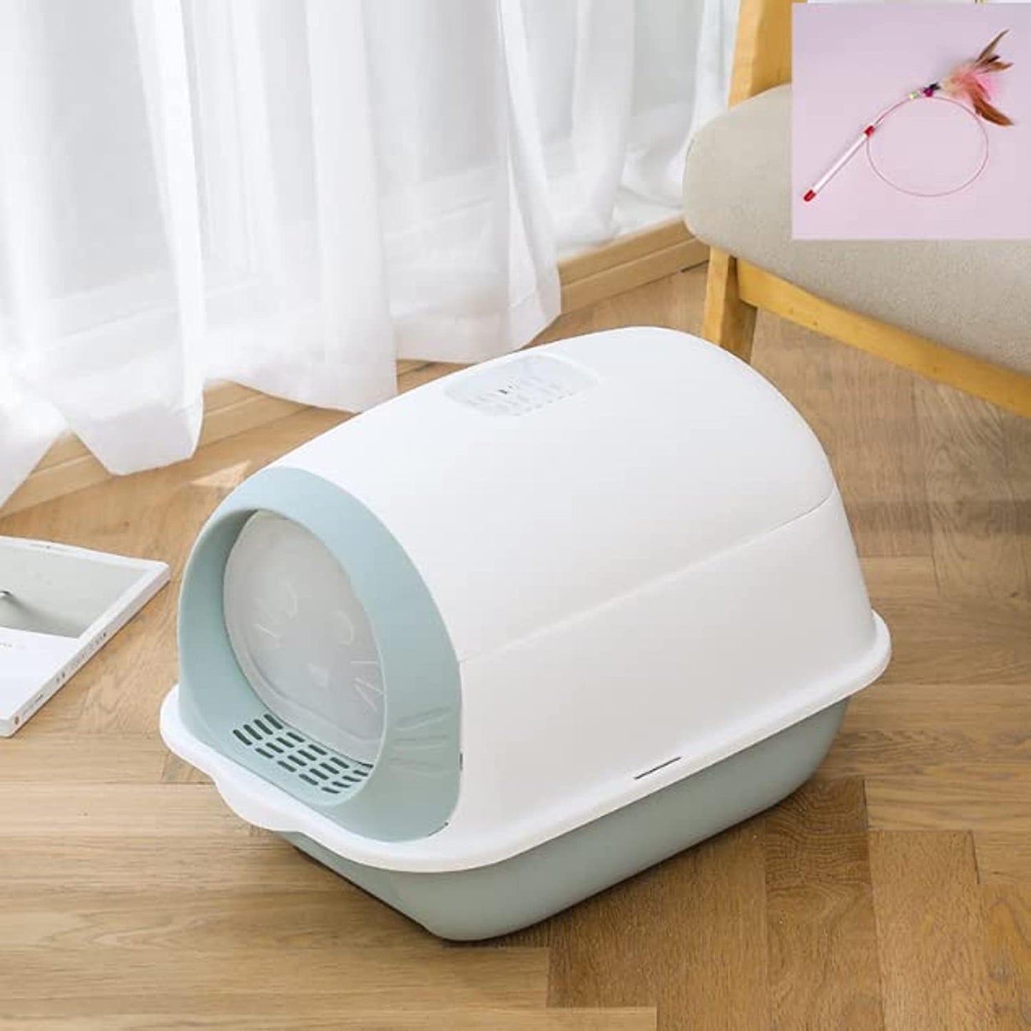 Enclosed Cat Litter Box - Zambeel