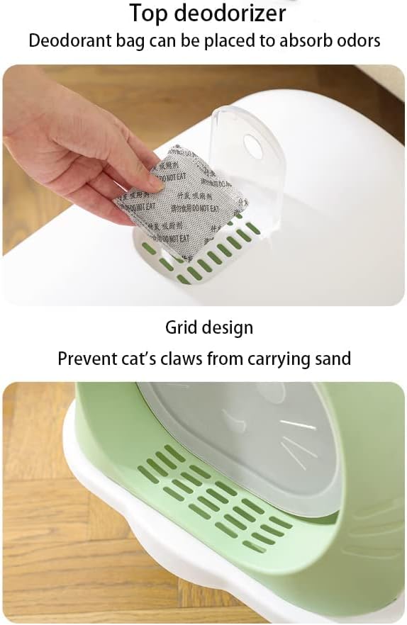 Enclosed Cat Litter Box - Zambeel