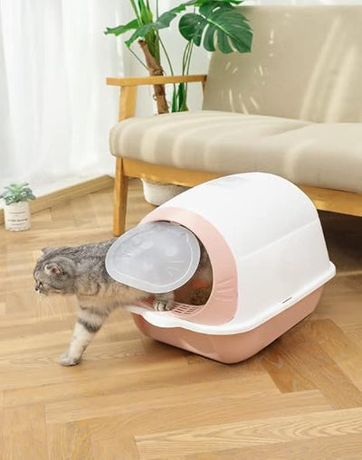 Enclosed Cat Litter Box - Zambeel