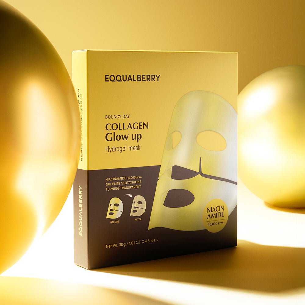 Eqqual Berry - Bouncy Day Collagen Glow Up Hydrogel Mask - Zambeel