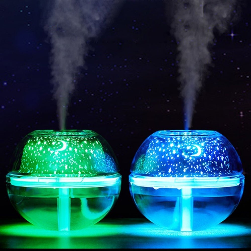 Essential Oil Diffuser LED Projector Light Crystal Night Lamp - Zambeel
