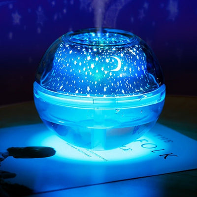 Essential Oil Diffuser LED Projector Light Crystal Night Lamp - Zambeel