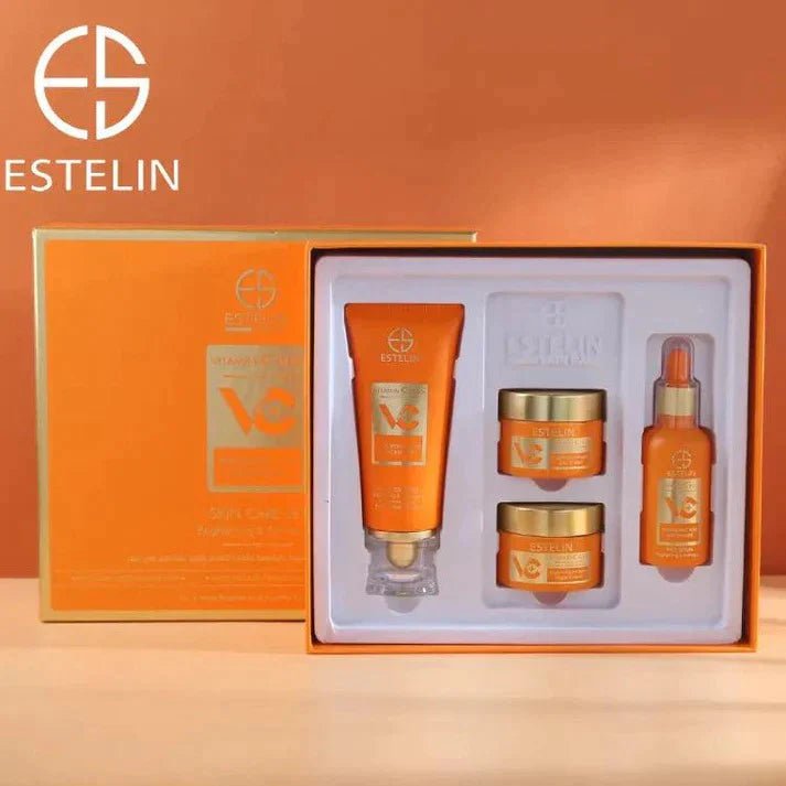 Estelin - Vitamin C Bighting & Anti - aging Skin Care Set - Zambeel
