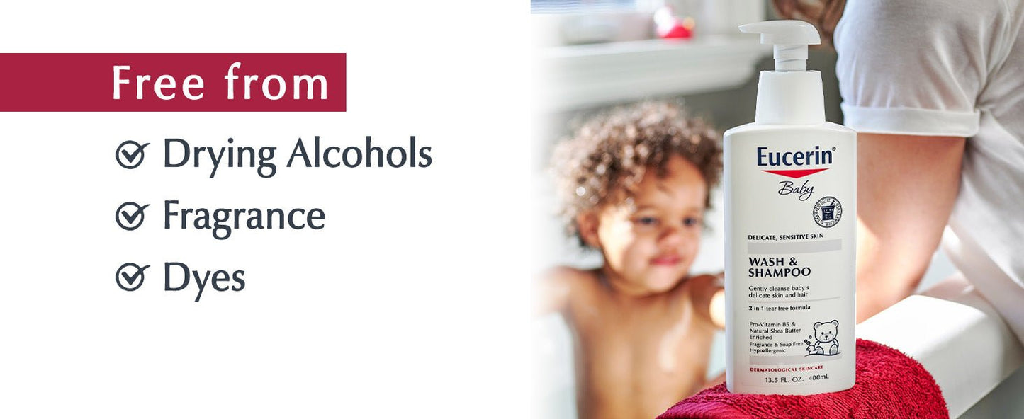Eucerin - Baby Wash & Shampoo - Zambeel