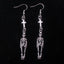 European And American Popular Exaggerated Gothic Skull Earrings - Zambeel