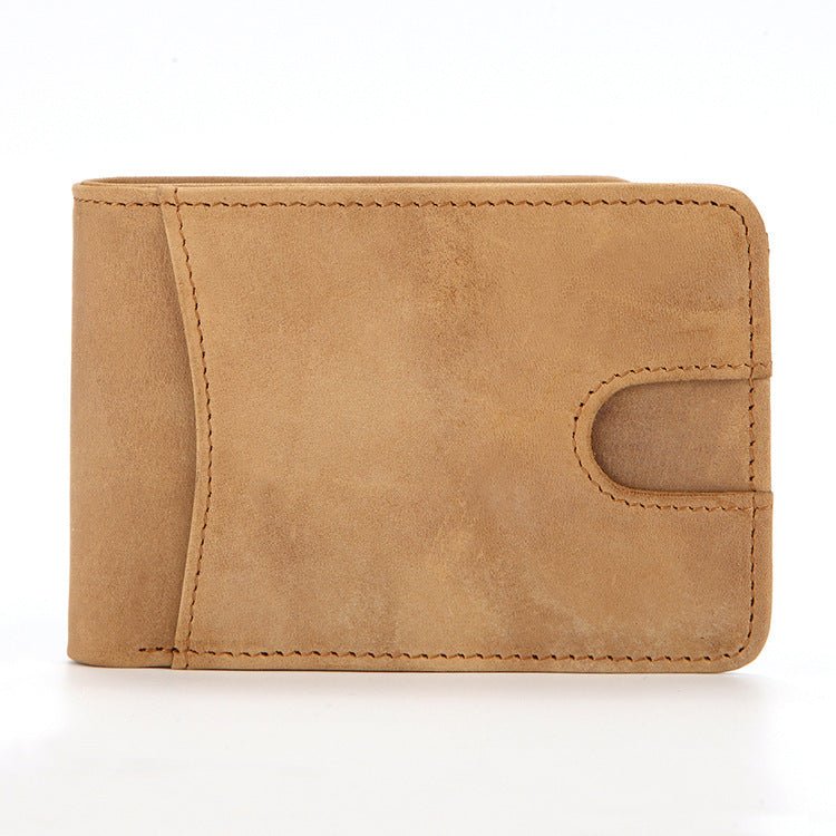 European and American RFID Men's Leather Wallet - Zambeel
