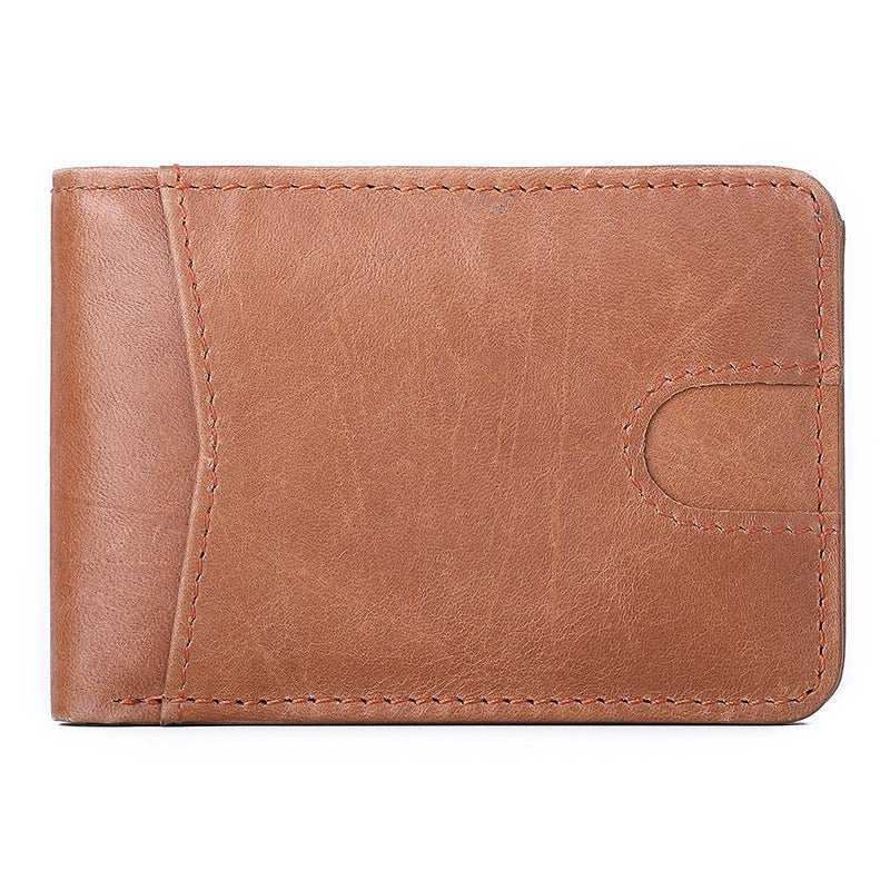 European and American RFID Men's Leather Wallet - Zambeel