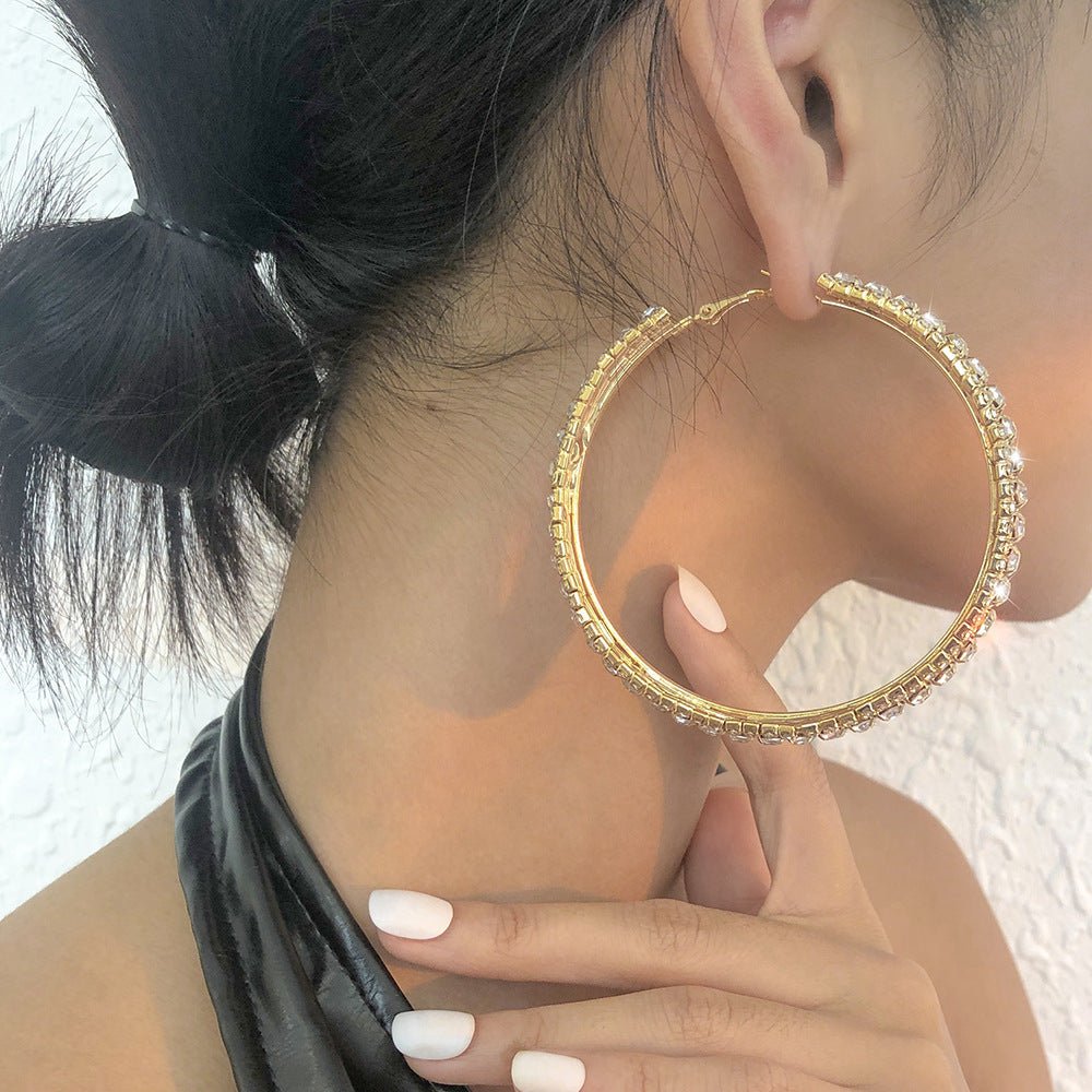 European And American Style Simple Big Ear Ring Women - Zambeel