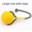EVA Floating Pet Dog Training Ball Puppy Bite Resistant Ball With Rope Pet Training Ball Chew Toys For Pet Supplies - Zambeel