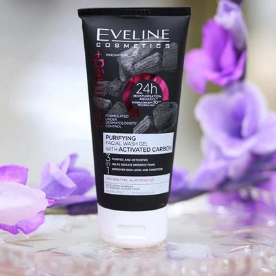 Eveline Cosmetics - Facemed+ Purifying Facial Wash Activated Carbon (Original) - Zambeel