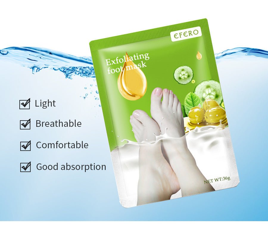 Exfoliating Foot Mask Foot SPA Pedicure Socks Removing Dead Skin Whitening Heels Feet Peeling Anti Cracked Foot Skin Care - Zambeel
