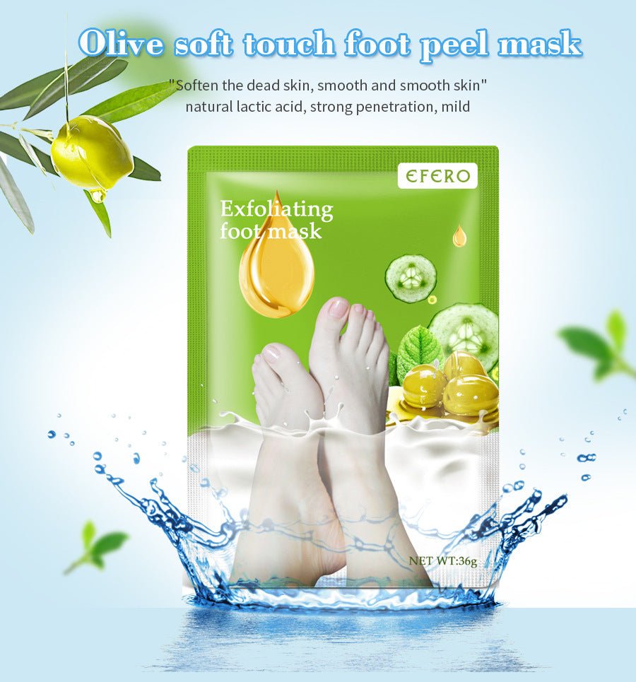 Exfoliating Foot Mask Foot SPA Pedicure Socks Removing Dead Skin Whitening Heels Feet Peeling Anti Cracked Foot Skin Care - Zambeel