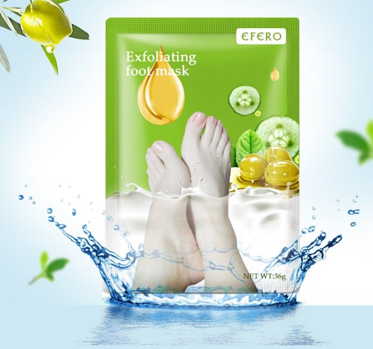 Exfoliating Foot Mask Foot SPA Pedicure Socks Removing Dead Skin Whitening Heels Feet Peeling Anti Cracked Foot Skin Care - Zambeel