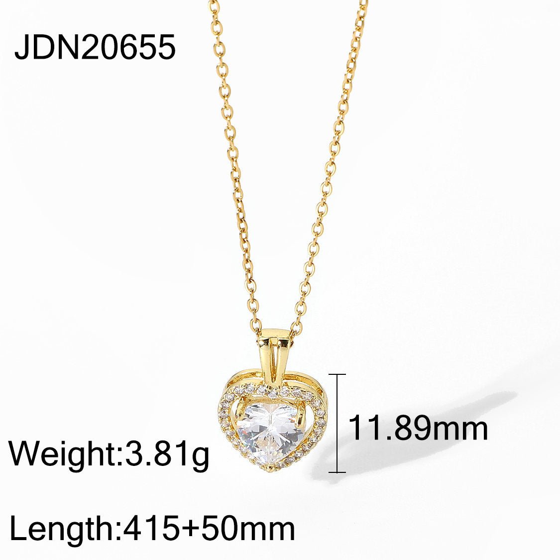 Exquisite Women's Wedding Jewelry Stainless Steel Gold - Zambeel