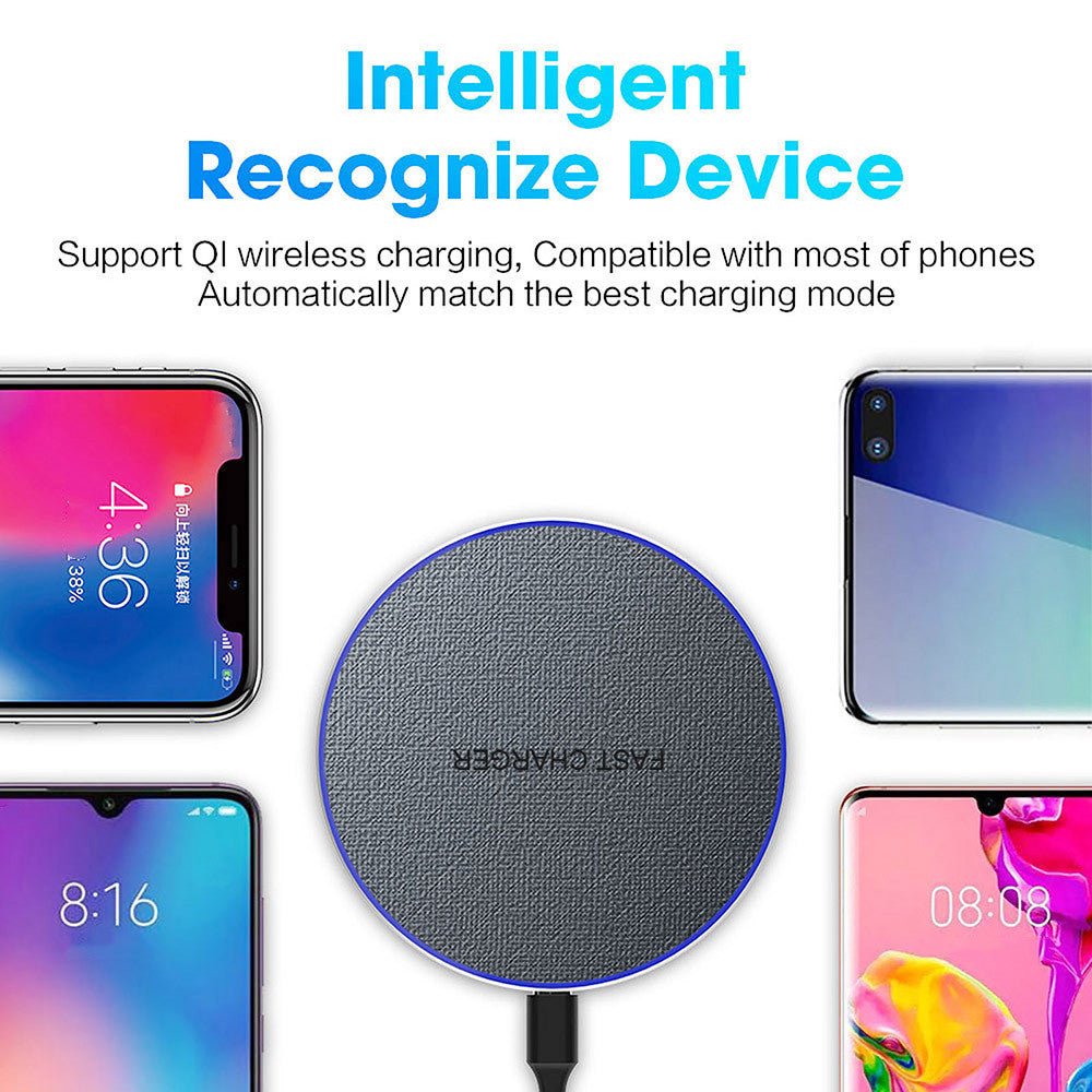 Fabric Disc Wireless Charger 20W Fast Charge - Zambeel