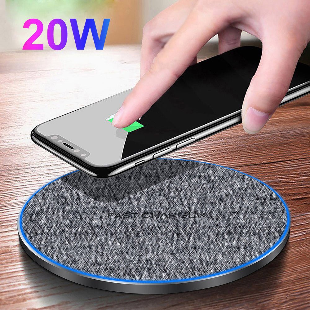 Fabric Disc Wireless Charger 20W Fast Charge - Zambeel