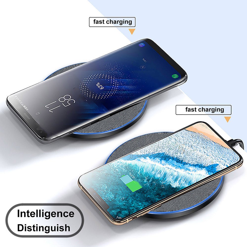 Fabric Disc Wireless Charger 20W Fast Charge - Zambeel