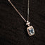 Fashion Aquamarine Necklace Female French Style - Zambeel