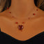 Fashion Halloween Red Love Blood Drop Beads Necklace - Zambeel