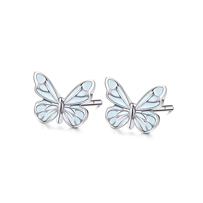 Fashion Personality Butterfly Stud Earrings For Women - Zambeel