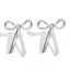 Fashion Personality Metal Bow Stud Earrings - Zambeel