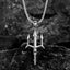 Fashion Stainless Steel Small Trident Necklace Ornament - Zambeel