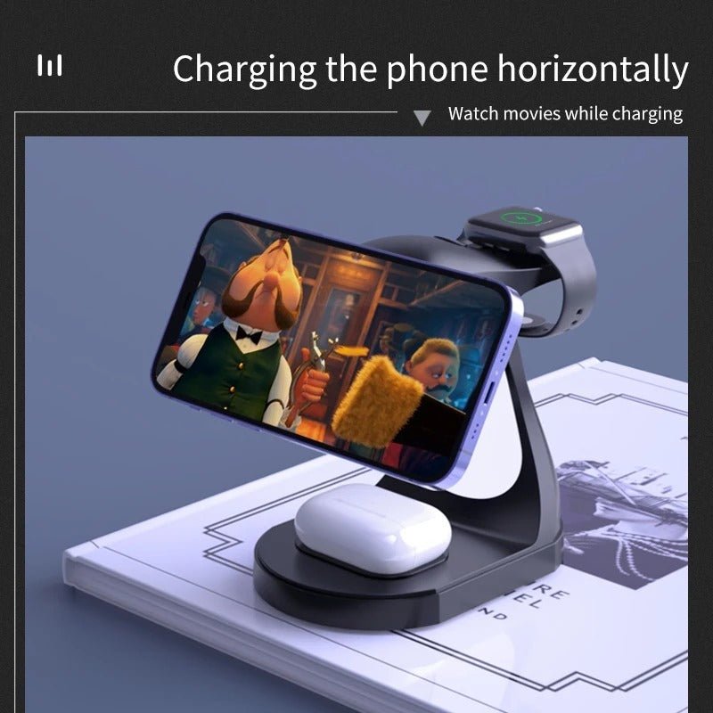 Fast Four In One Magnetic Wireless Fast Charger - Zambeel