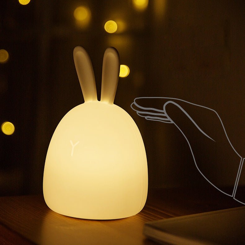 Fat Rabbit Colorful Pat Silicone Lamp - Zambeel