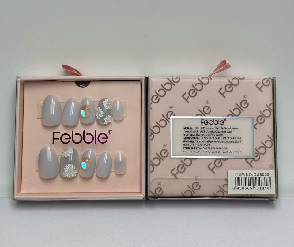 Febble - French Crystal Tip Press - On Nails (Original) - Zambeel