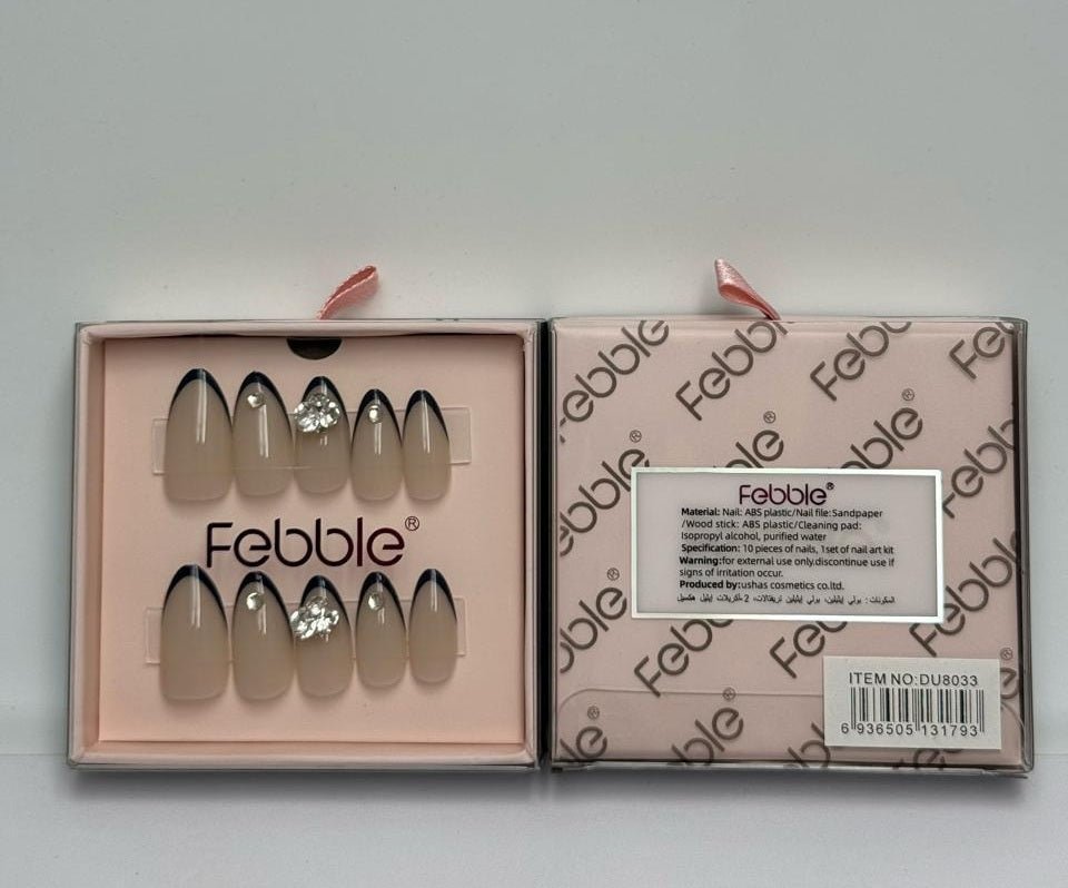 Febble - Golden Glam Luxe Press - On Nails (Original) - Zambeel