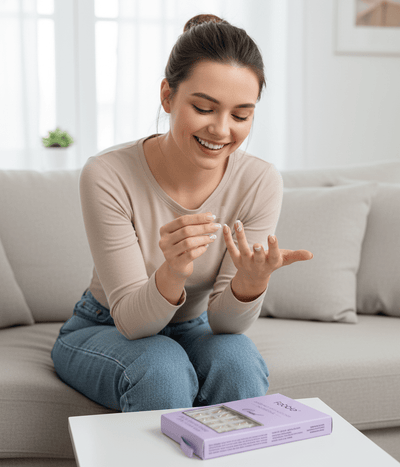 Febble - Natural Nude Stiletto Nails (Original) - Zambeel