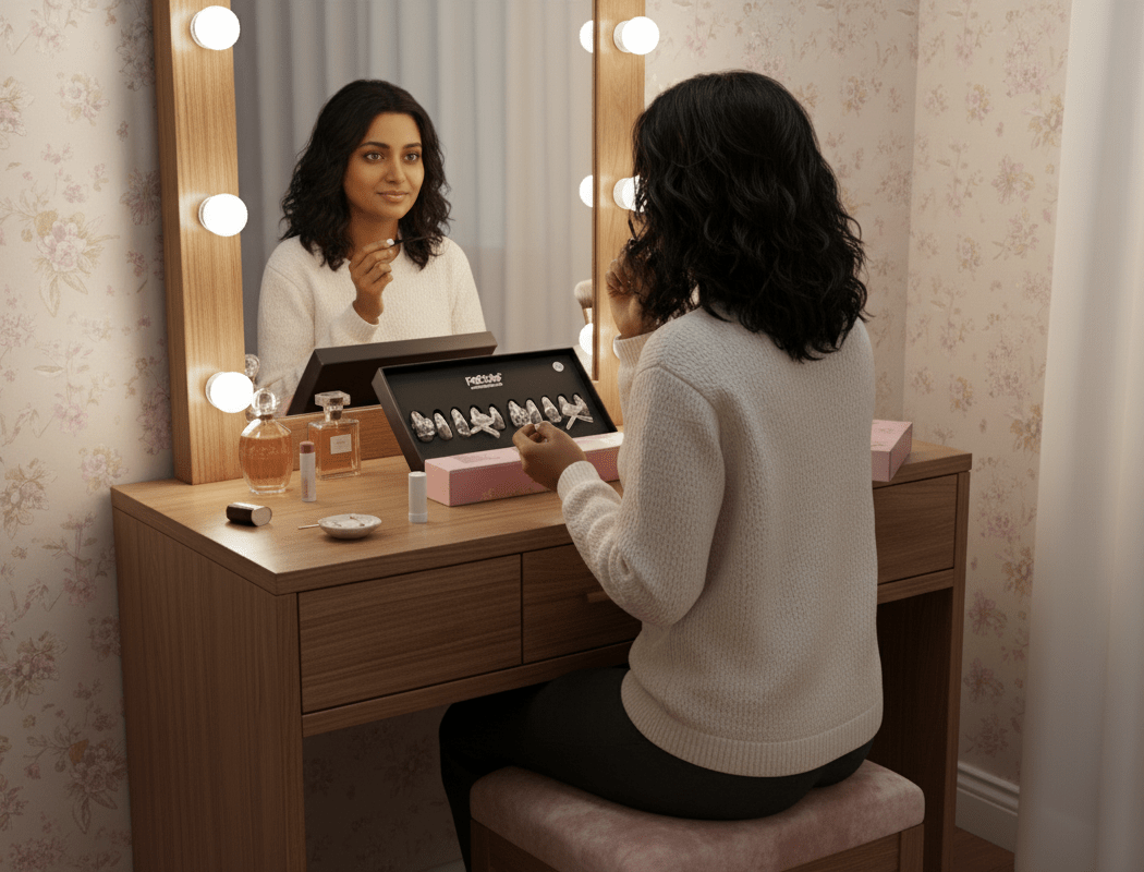 Febble - Pink Butterfly Dream Crystal Nails (Original) - Zambeel