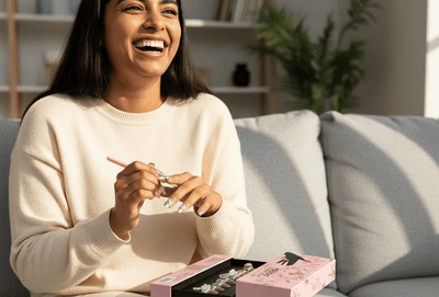 Febble - Pink Butterfly Dream Crystal Nails (Original) - Zambeel