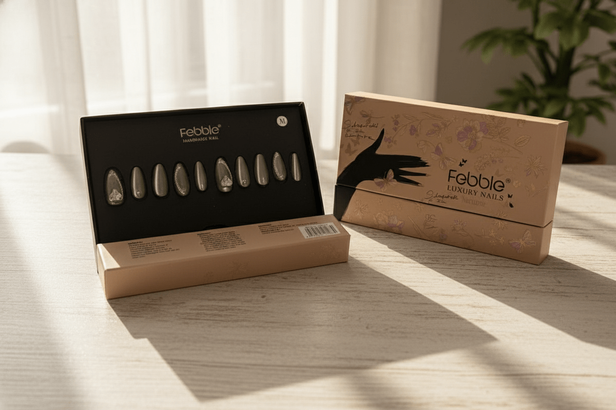 Febble - Silver Nocturne Chrome Nails (Original) - Zambeel