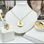 Fendi Gold Pendant Jewelry Set - Zambeel