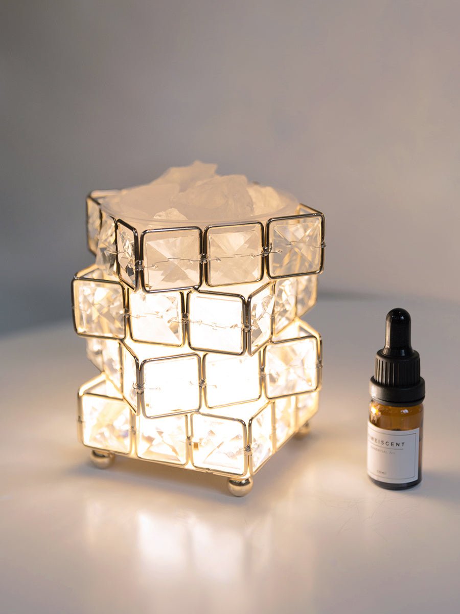 Fire Aromatherapy Crystal Diffuser Indoor Durable Household Night Light - Zambeel