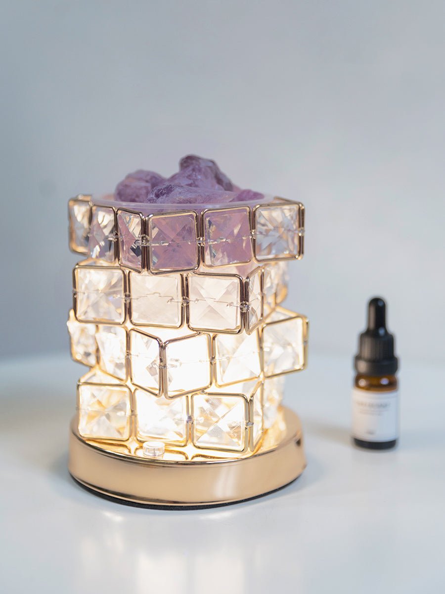 Fire Aromatherapy Crystal Diffuser Indoor Durable Household Night Light - Zambeel