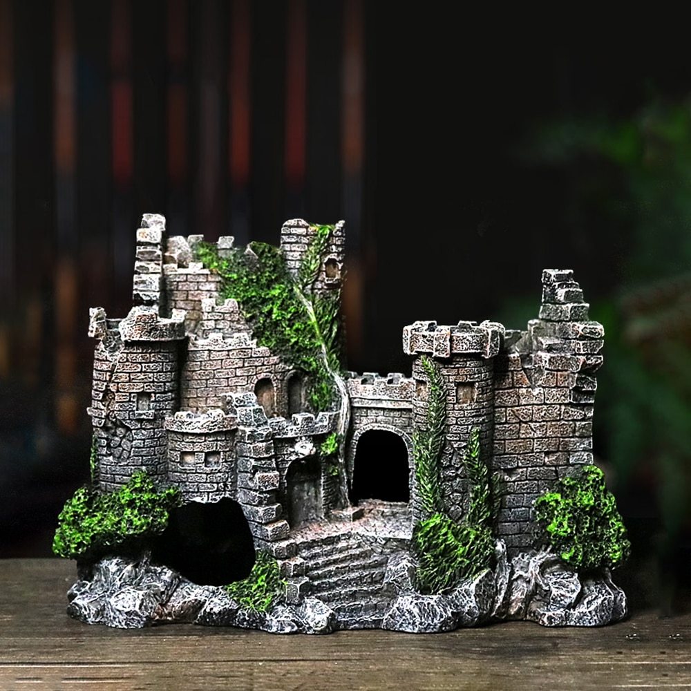 Fish Tank Resin Castle Decoration - Zambeel