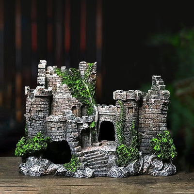 Fish Tank Resin Castle Decoration - Zambeel