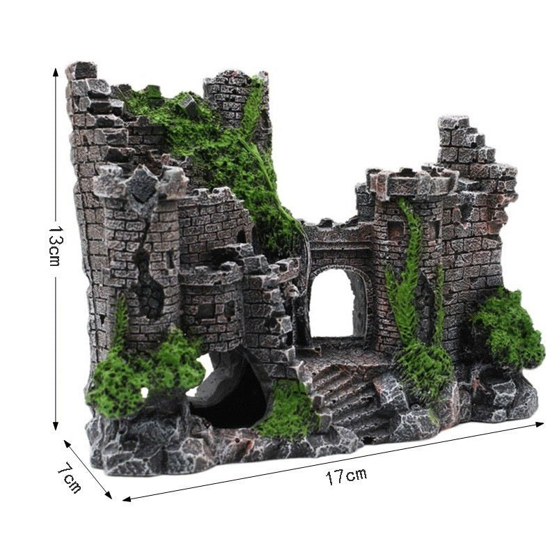 Fish Tank Resin Castle Decoration - Zambeel