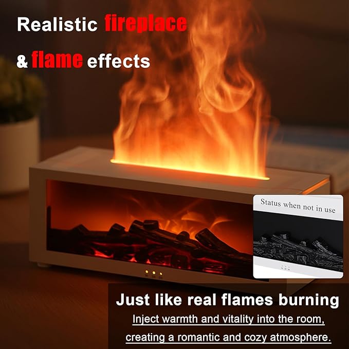 Flame Fireplace Aroma Diffuser - Zambeel
