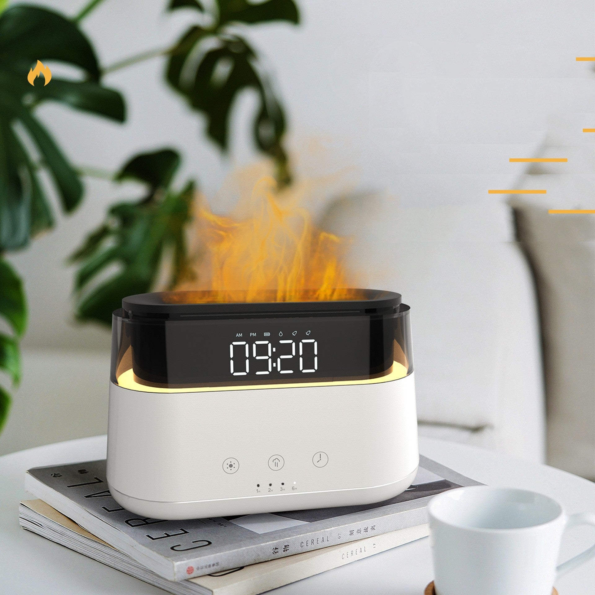 Flame Humidifier With Clock Bedroom Of Intelligent Timed Fragrance Spraying Machine For Home Use - Zambeel