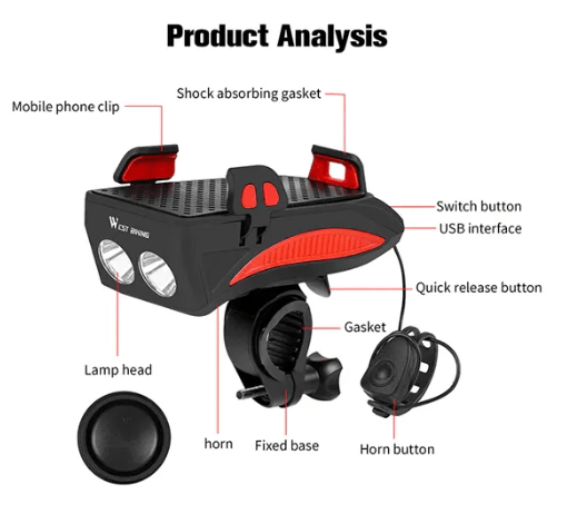 Flashlight Bike Holder - Zambeel