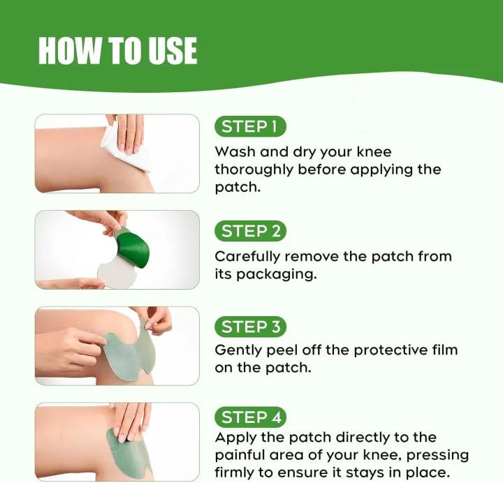 FlexiKnee - Natural Knee Pain Patches - Zambeel
