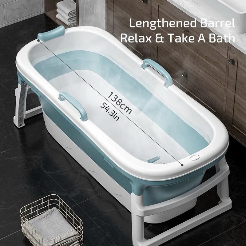Foldable Lengthened Bath Tub © - Zambeel