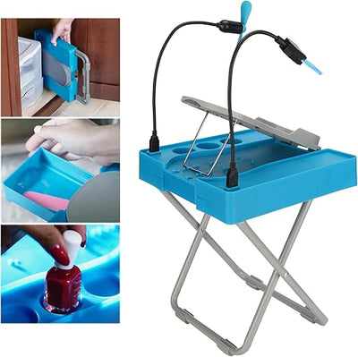 Foldable Nail Manicure Table - Zambeel