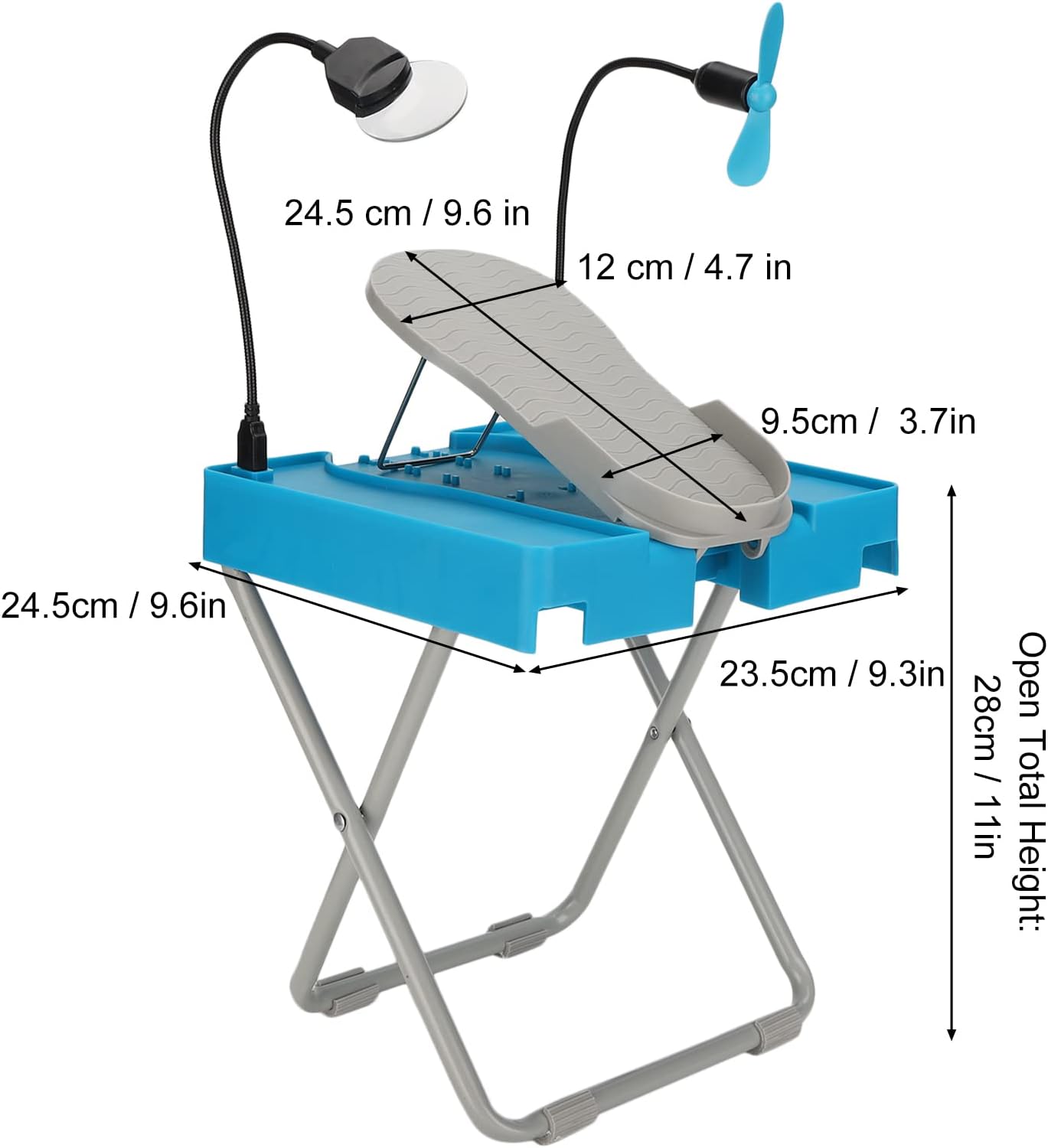 Foldable Nail Manicure Table - Zambeel
