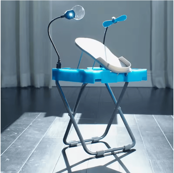 Foldable Nail Manicure Table - Zambeel