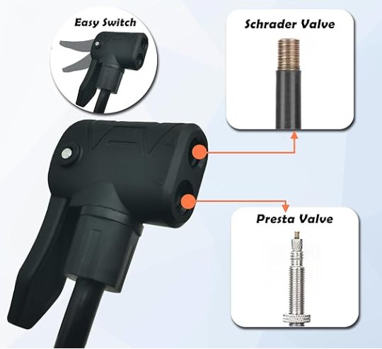 Presta valve foot pump shop